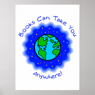 Libros pueden llevarle Posters -4 tamaños, 5 tipos