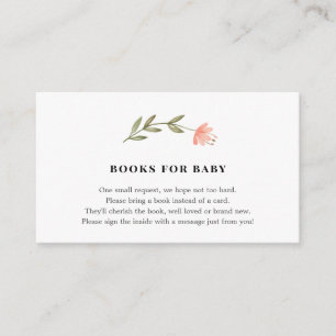 Libros rosados del tulipán para la tarjeta del