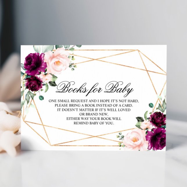 Libros Rosas morados y Rubor para tarjeta de envol (Subido por el creador)