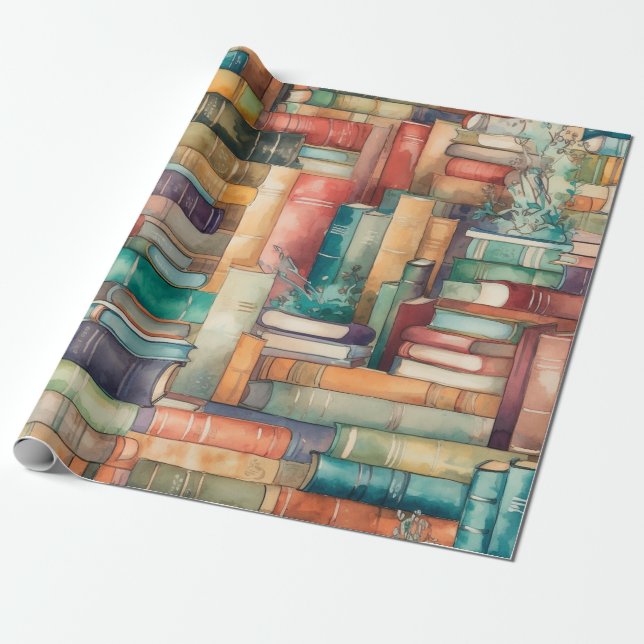 Libros singulares de papel de ajuste (Desenrollado)