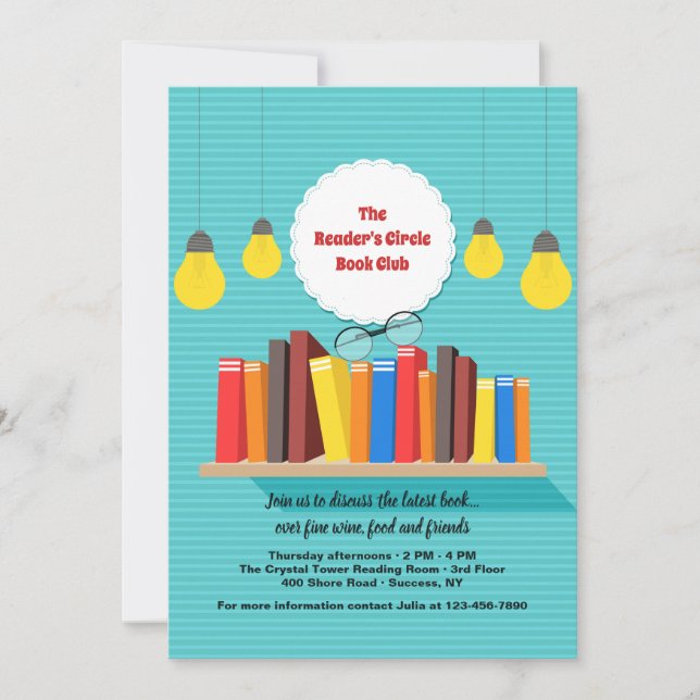 Libros sobre la invitación a la plataforma (Anverso)