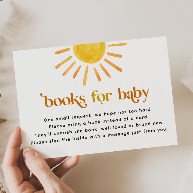 Libros Sunshine para tarjeta de inserción de Baby  (Subido por el creador)