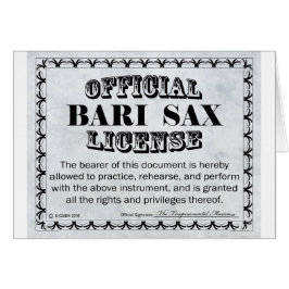 Licencia Bari Sax