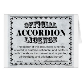 Licencia de acordeón