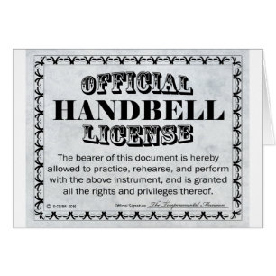 Licencia de Handbell