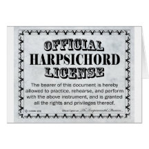 Licencia de Harpsichord