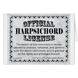 Licencia de Harpsichord
