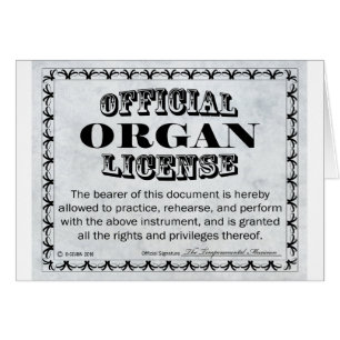 Licencia de órganos