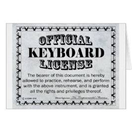 Licencia de teclado