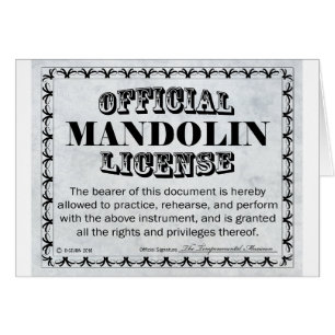 Licencia Mandolin