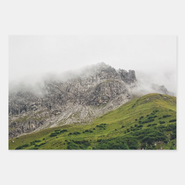 Lichtenstein Alps Hojas de Papel de Envoltura (Anverso)