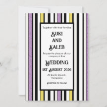 Licorice Candy - Invitación a la boda