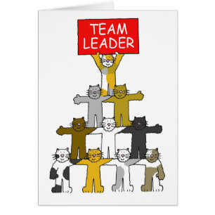 Líder de equipo, gatos del dibujo animado