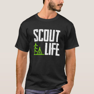 Líder Scout Camping Paseos De Senderismo Camiseta