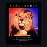 Liderazgo Motivador de moda Arte pop de león<br><div class="desc">Pintura digital de leones - Cabeza de león Computadora Arte Animal - Arte pop universitario - Imágenes de computadoras de grandes gatos salvajes</div>