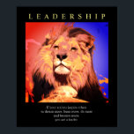 Liderazgo Motivador de moda Arte pop de león<br><div class="desc">Pintura digital de leones - Cabeza de león Computadora Arte Animal - Arte pop universitario - Imágenes de computadoras de grandes gatos salvajes</div>