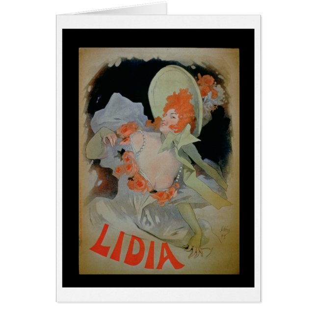 "Lidia", 1895 (litho del color) (Frente)