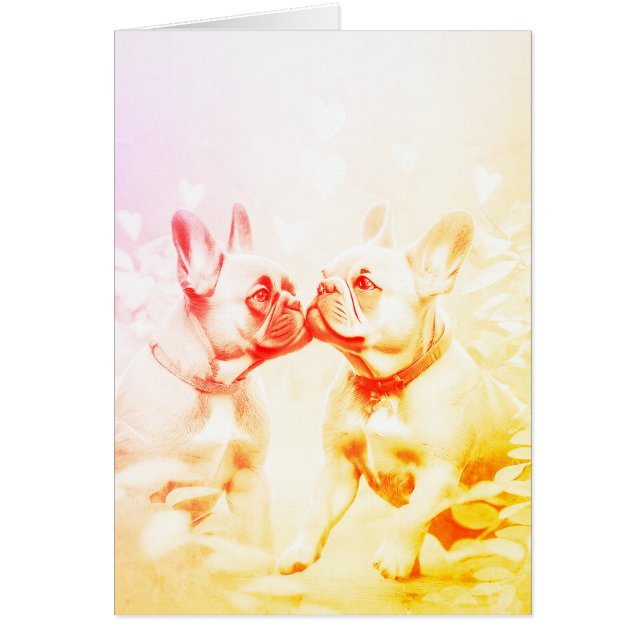 Liebesdoggen Karte (Frente)