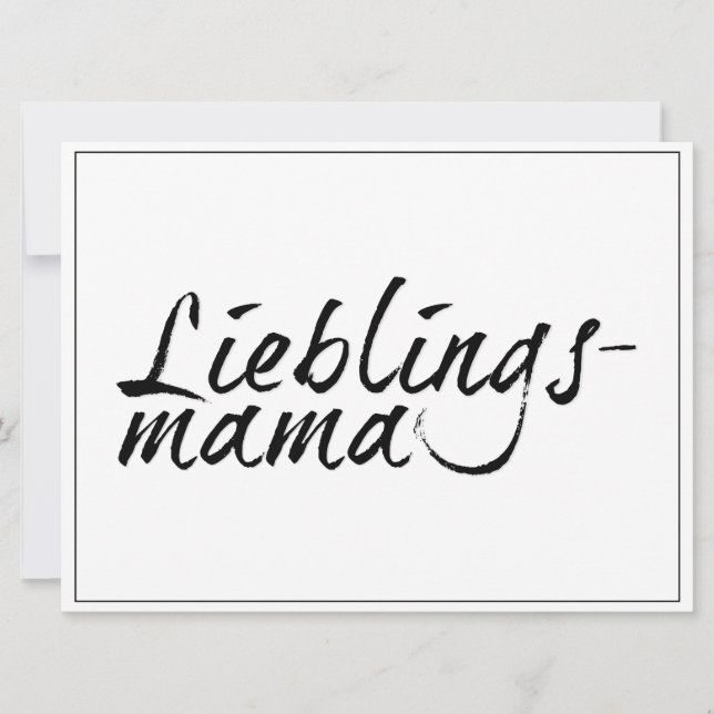 Lieblingsmama (Anverso)