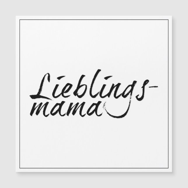 Lieblingsmama (Anverso)