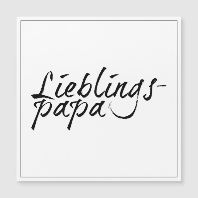 Lieblingspapa - schwarzer Schriftzug 00001 (Anverso)