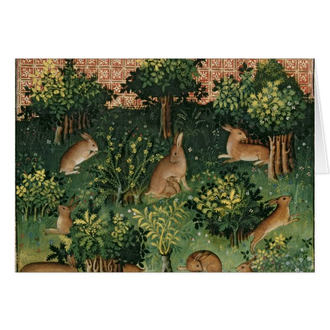 Liebres en una madera (Anverso (Horizontal))