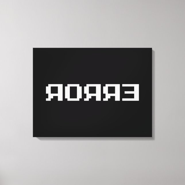 LIENZO Я OЯ Я Ǝ | ERROR (Anverso)