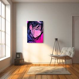 Lienzo アートパネル Art Panel｜ドアップ close-up｜寿司娘 GenerativeAI