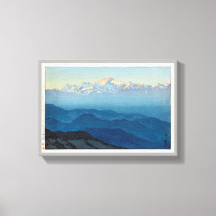Lienzo カ・ェ・ュ ジ ガ, Kangchenjunga, Yoshida, Woodcut