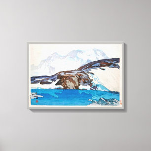 Lienzo ブ ラ ホ ル ン, Breithorn, Hiroshi Yoshida, Woodcut
