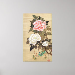 Lienzo 丹 牡, 其 一 Peony, Kiitsu, Japón Art