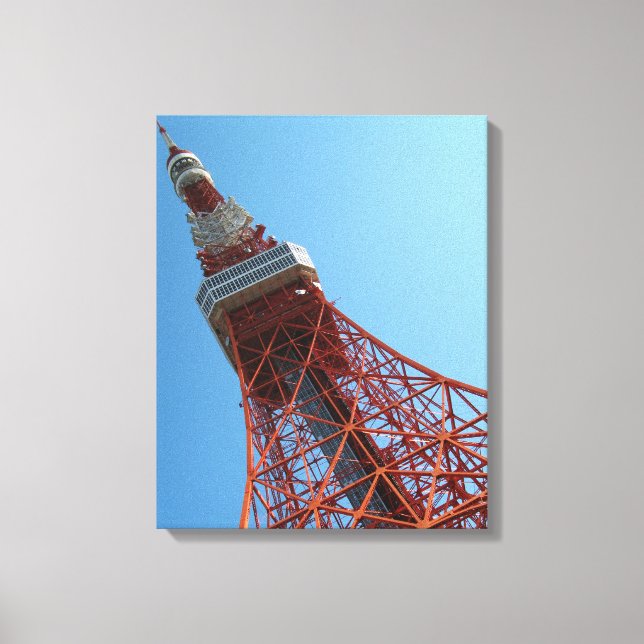 Lienzo 東 de la Torre de Tokio 京 タ ワ (Anverso)
