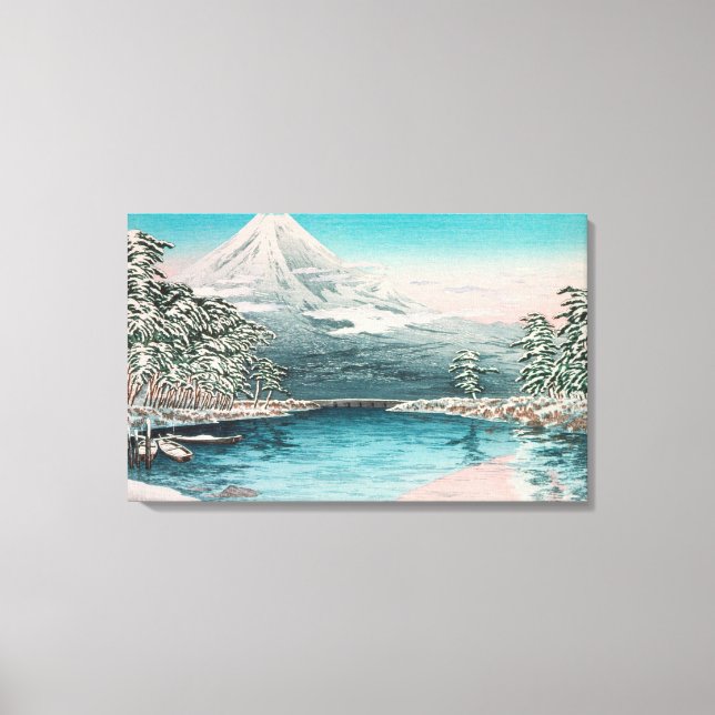 Lienzo 浮世絵キャンバス ukiyoe 高橋松亭 「田子の浦」 (Anverso)