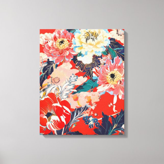 Lienzo 百花繚乱 Reimagined2 (Anverso)