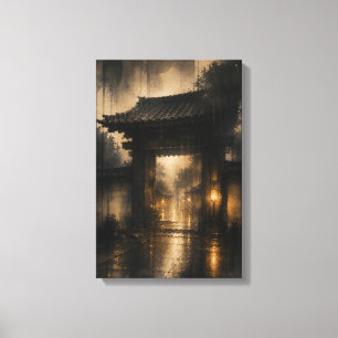 Lienzo 羅生門・雨の門 — KŌAN (Retrato)