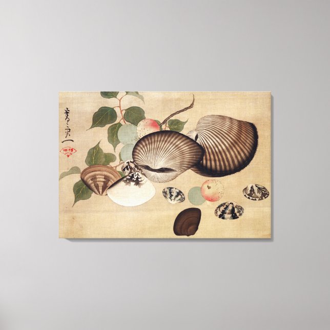 Lienzo 貝, 其 一 Shellfish, Kiitsu (Anverso)