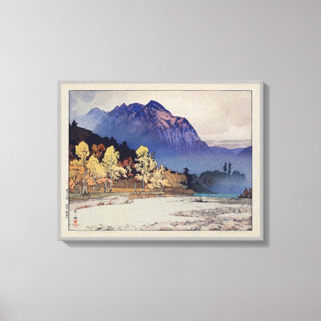 Lienzo 雨 後 の 穂 山, Hodaka-yama después de la lluvia, Yoshi (Anverso)