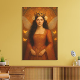 Lienzo 002_A fairy princess in burnt orange.