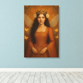 Lienzo 002_A fairy princess in burnt orange.