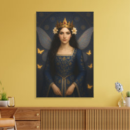 Lienzo 006_A fairy princess in royal blue.