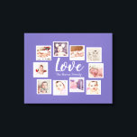 Lienzo 10 Collage de fotos Ama Familia<br><div class="desc">personalizado hizo 10 plantillas de fotos creadas por tu arte de pared personalizado - Canvas Print de Ricaso - agrega tus propias fotografías y texto a este gran lienzo</div>