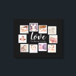 Lienzo 10 Collage de fotos Ama Familia<br><div class="desc">Plantilla de 10 fotos creada por ti arte de pared personalizado - Canvas Print de Ricaso - agrega tus propias fotografías y texto a este gran lienzo</div>
