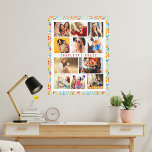 Lienzo 10 Fotografía Moderna Estilo Floral Nombre<br><div class="desc">10 Photo Modern Trendy Floral Stylish Name Canvas Art incluye diez de tus fotos favoritas para un DIY fácil y rápido añadir tu propio collage de fotos. Personaliza con tu nombre y rodeado de un colorido patrón floral. Hace un regalo perfecto para Navidades, cumpleaños, Día de la Madre, hermanas, mejores...</div>