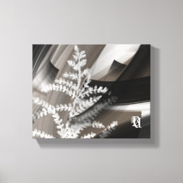 Lienzo 10x8" Terra’s Tender Whisper Abstract Brown Flower