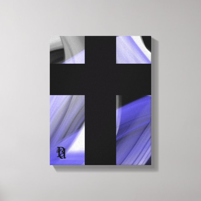 Lienzo 11x14" Lavender Moon Trend Abstract Art Violet (Anverso)