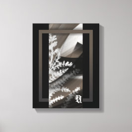 Lienzo 11x14" Terra’s Tender Whisper Abstract Brown Flowe