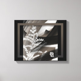 Lienzo 11x14" Terra’s Tender Whisper Abstract Brown Flowe