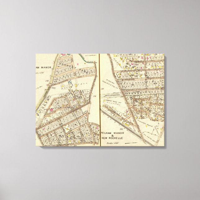 Lienzo 126127 Pelham Manor, Nueva Rochelle (Anverso)