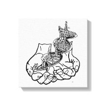 12" x 12", 1,5", sencillo