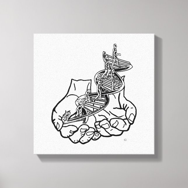 Lienzo 12" x 12", 1,5", sencillo (Anverso)